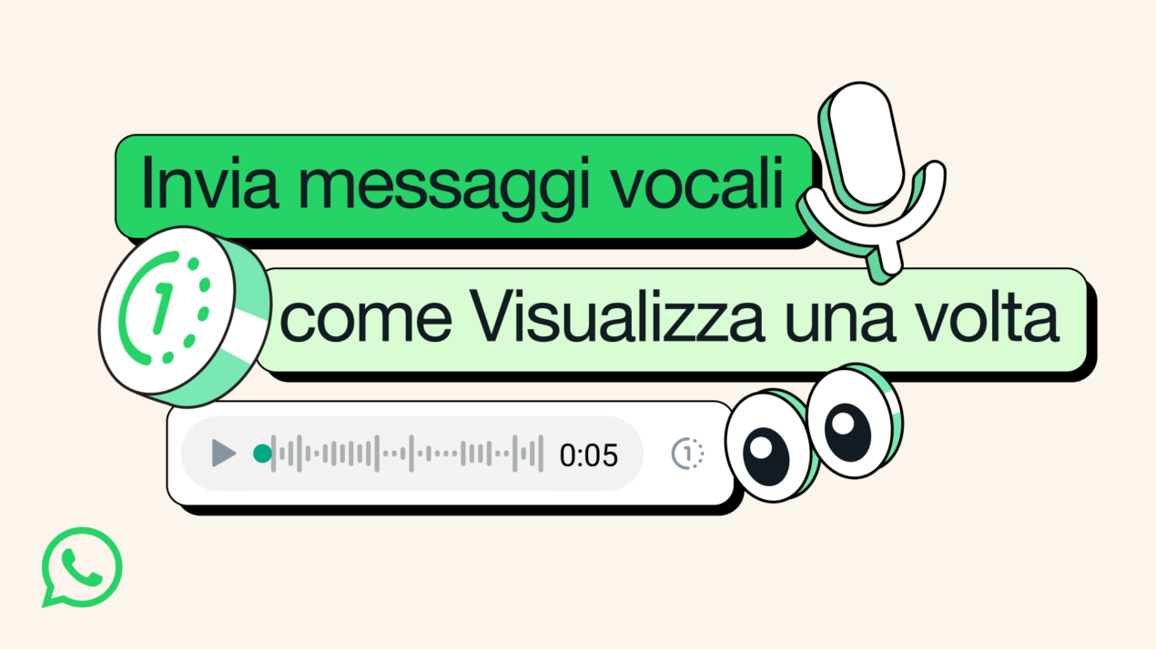 WhatsApp annuncia i messaggi vocali visualizzabili una volta sola