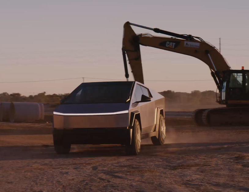 Tesla Cybertruck frontale