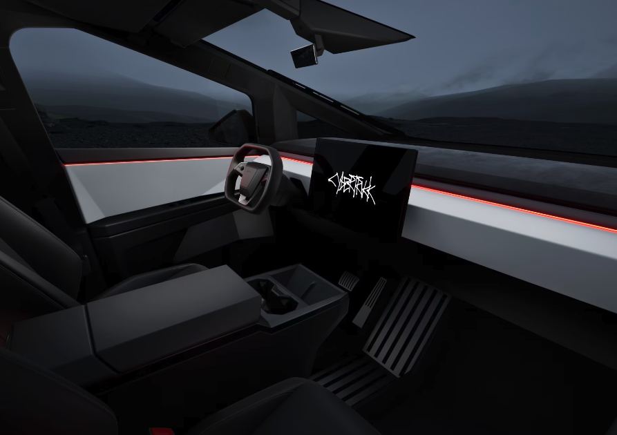 Tesla Cybertruck interni