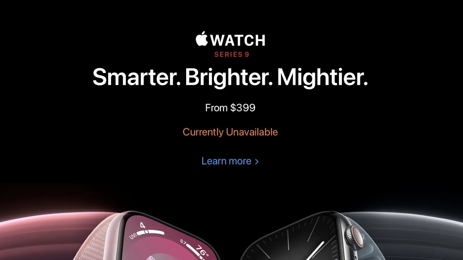 Apple Watch Series 9 non disponibile