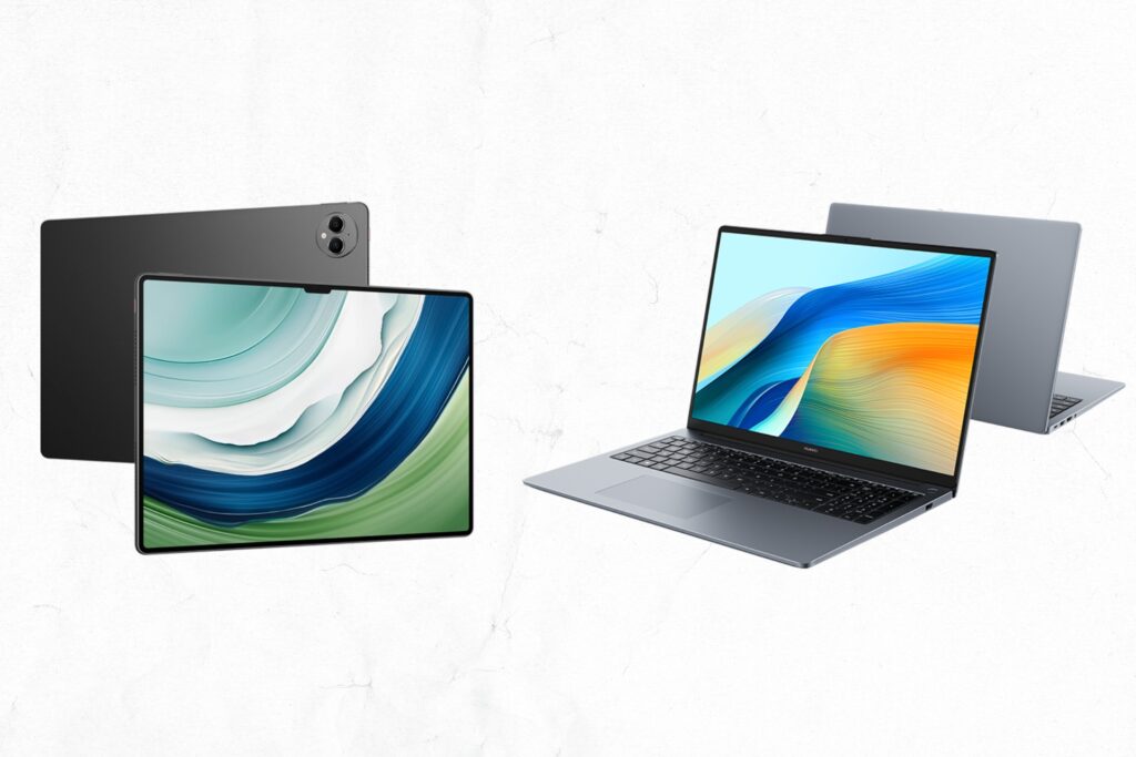HUAWEI MatePad Pro 13.2 e HUAWEI MateBook D 16 2024