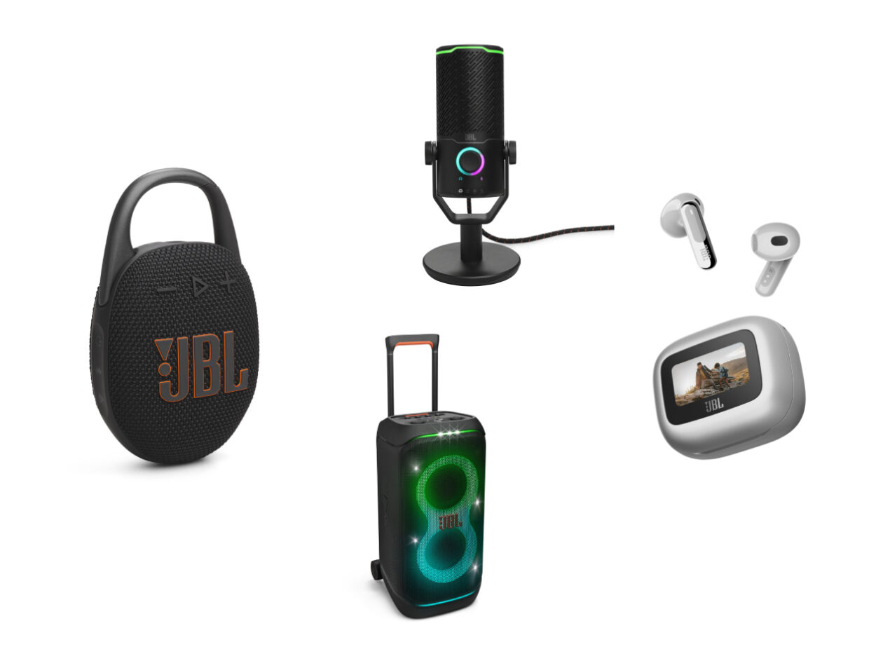 JBL ha annunciato nuovi speaker, cuffie e microfoni al CES 2024