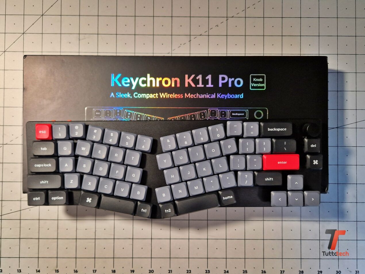Recensione Keychron K11 Pro, tastiera meccanica essenziale ma funzionale