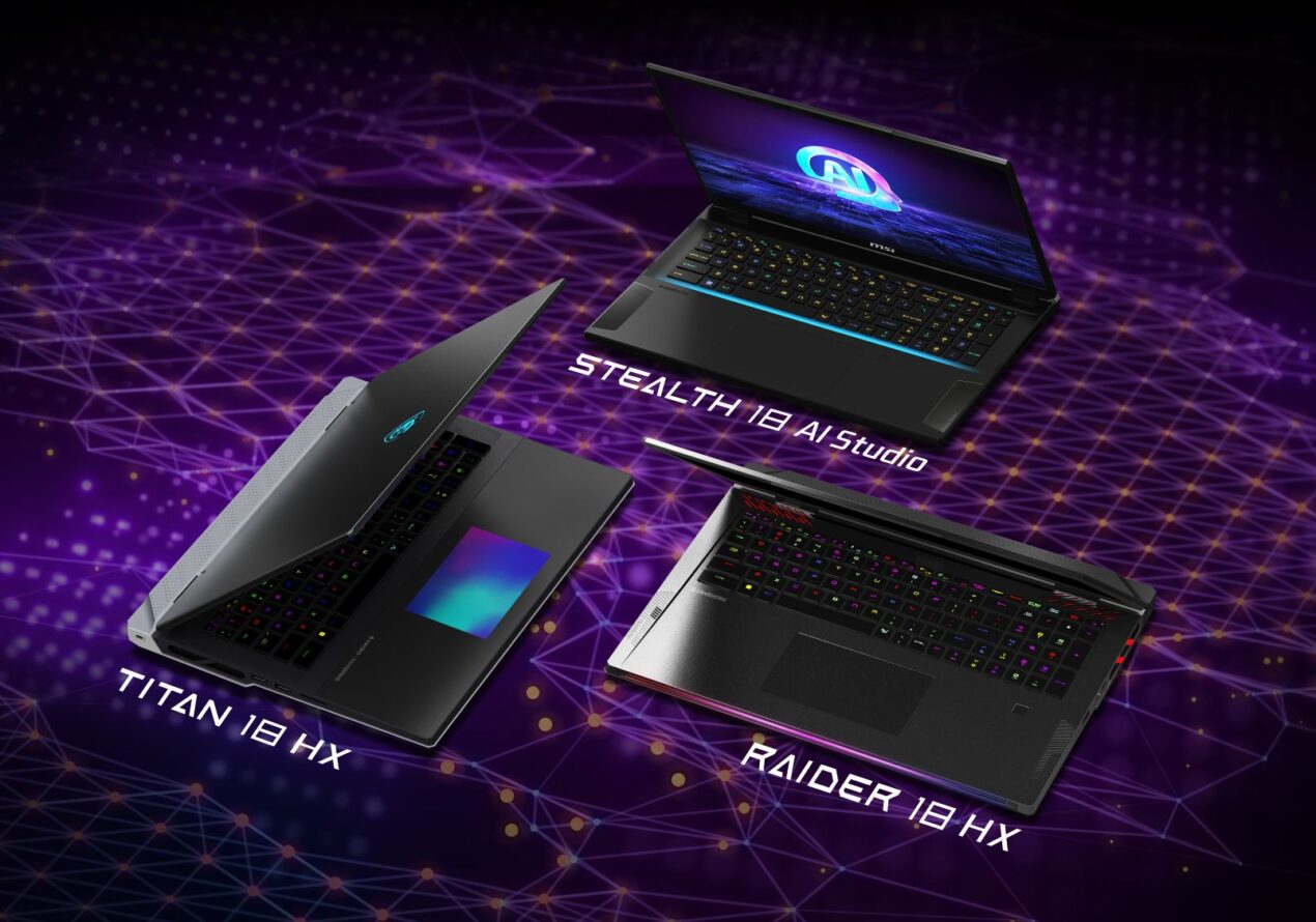 MSI ha svelato al CES tanti nuovi notebook da gaming con Core Ultra e RTX 40