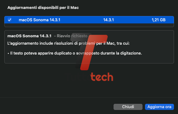 Apple macOS 14.3.1 Sonoma