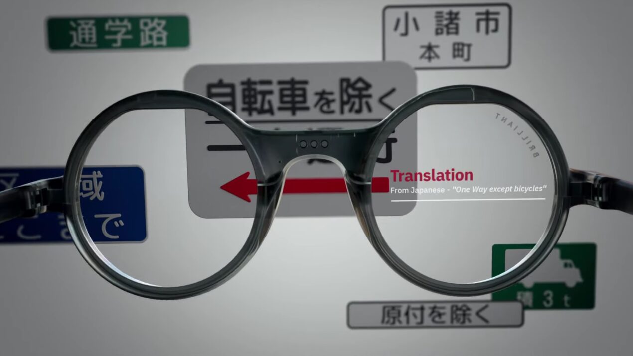 Questi occhiali smart hanno delle funzioni basate sull'intelligenza artificiale