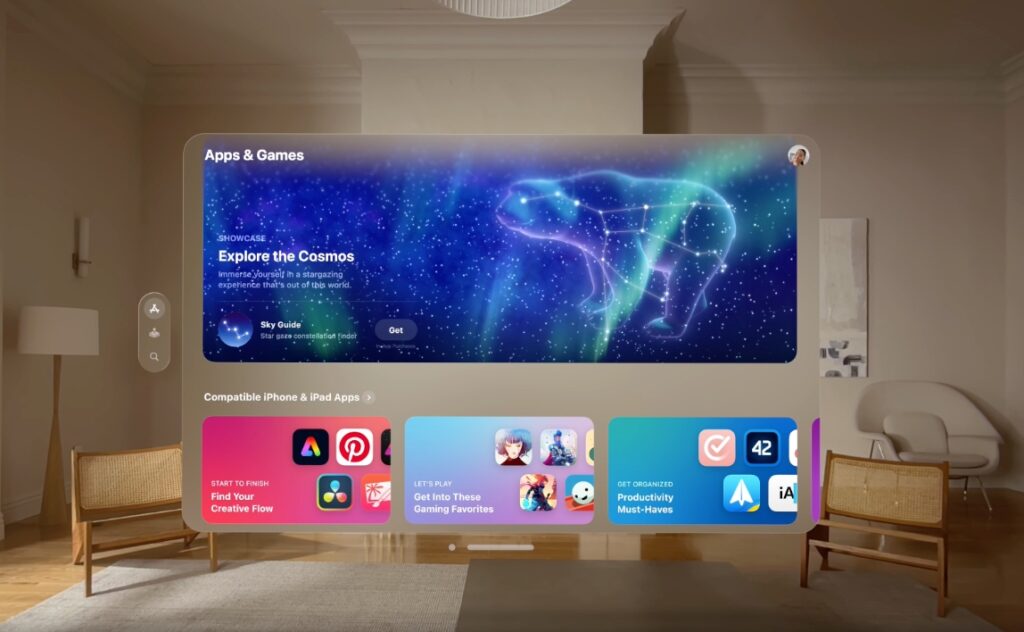 app Apple Vision Pro