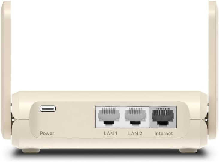 Aircove Go Router VPN Wi-Fi 6 Portatile | ExpressVPN Integrato | Prova Gratuita 30 Giorni | USA/Canada