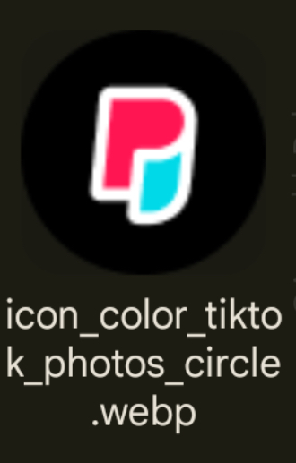 Logo di TikTok Photos