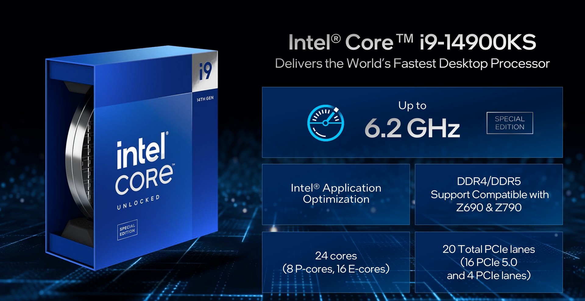 Intel Core i9-14900KS specifiche