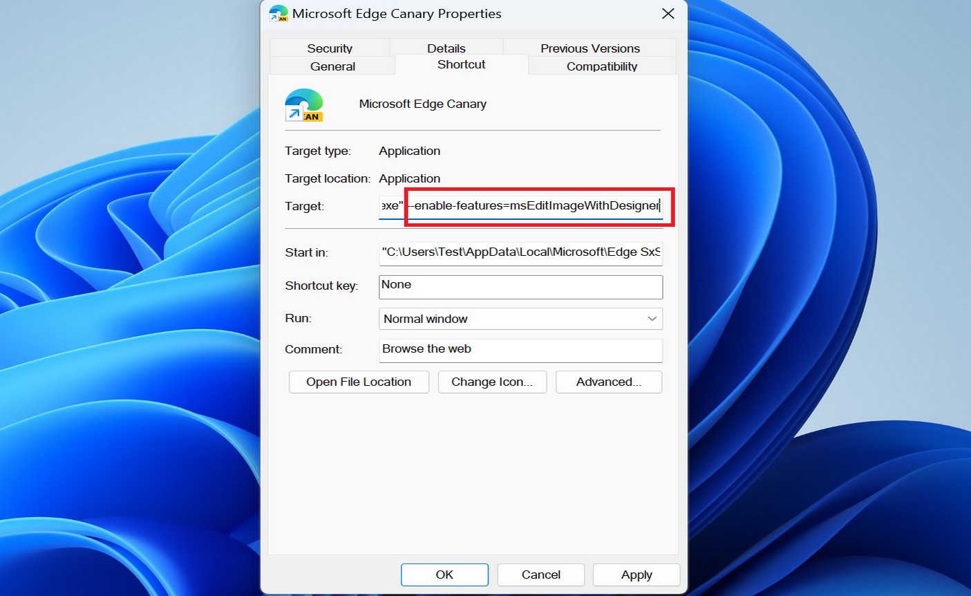Microsoft edge designer 1