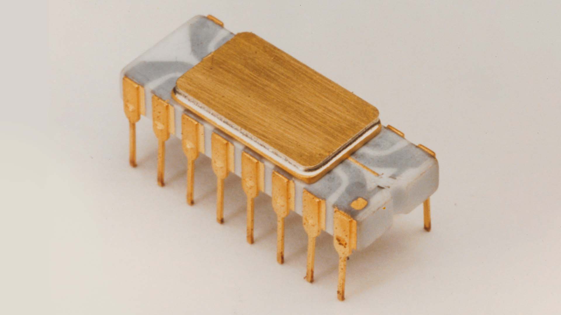 Prototipo del chip Intel 4004