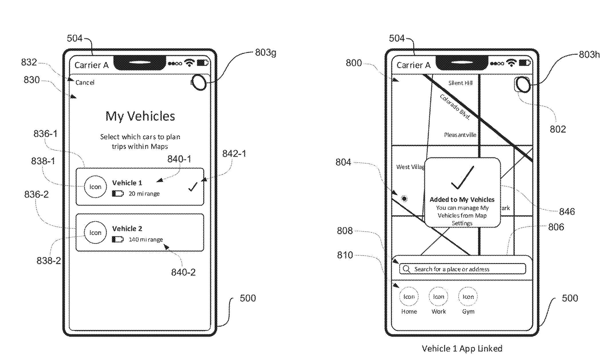 Apple Maps brevetto informazioni sul veicolo