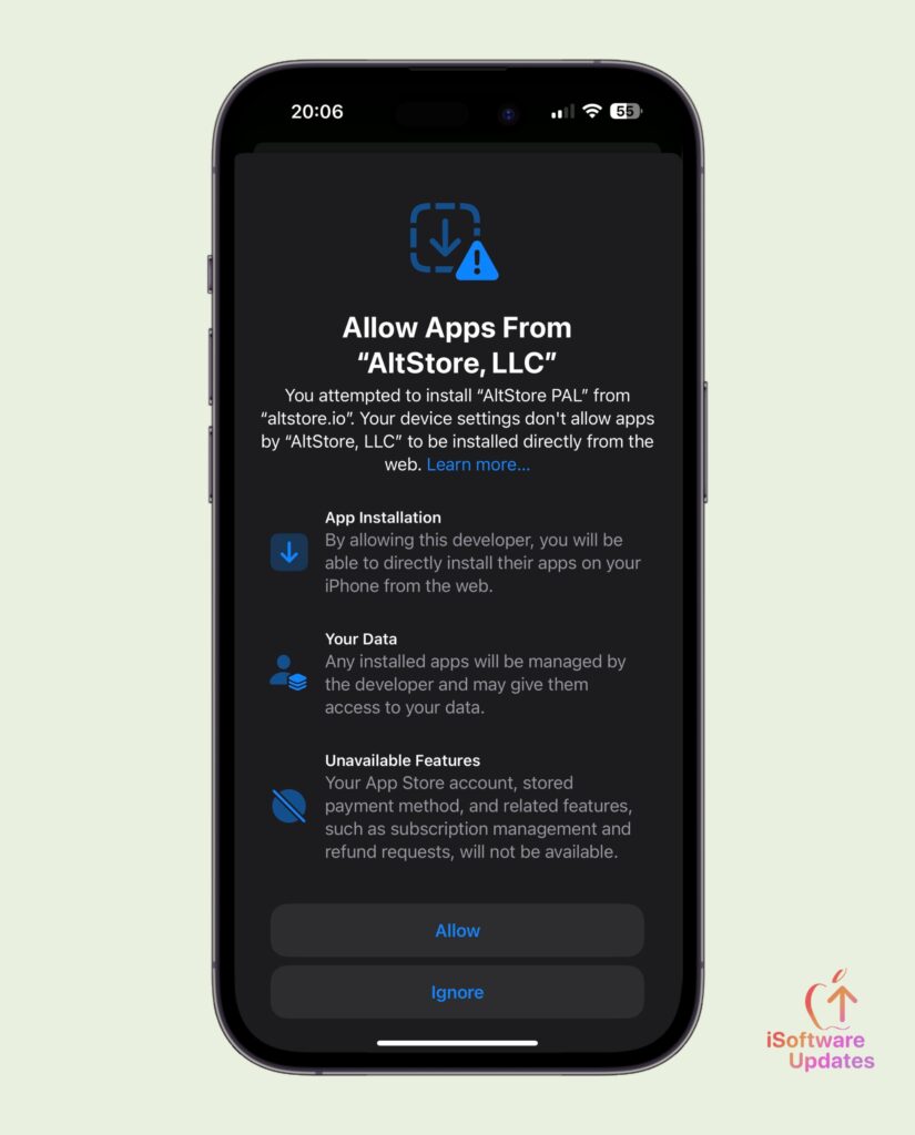 Il primo app store alternativo per iOS debutta in Europa: benvenuto AltStore PAL 4