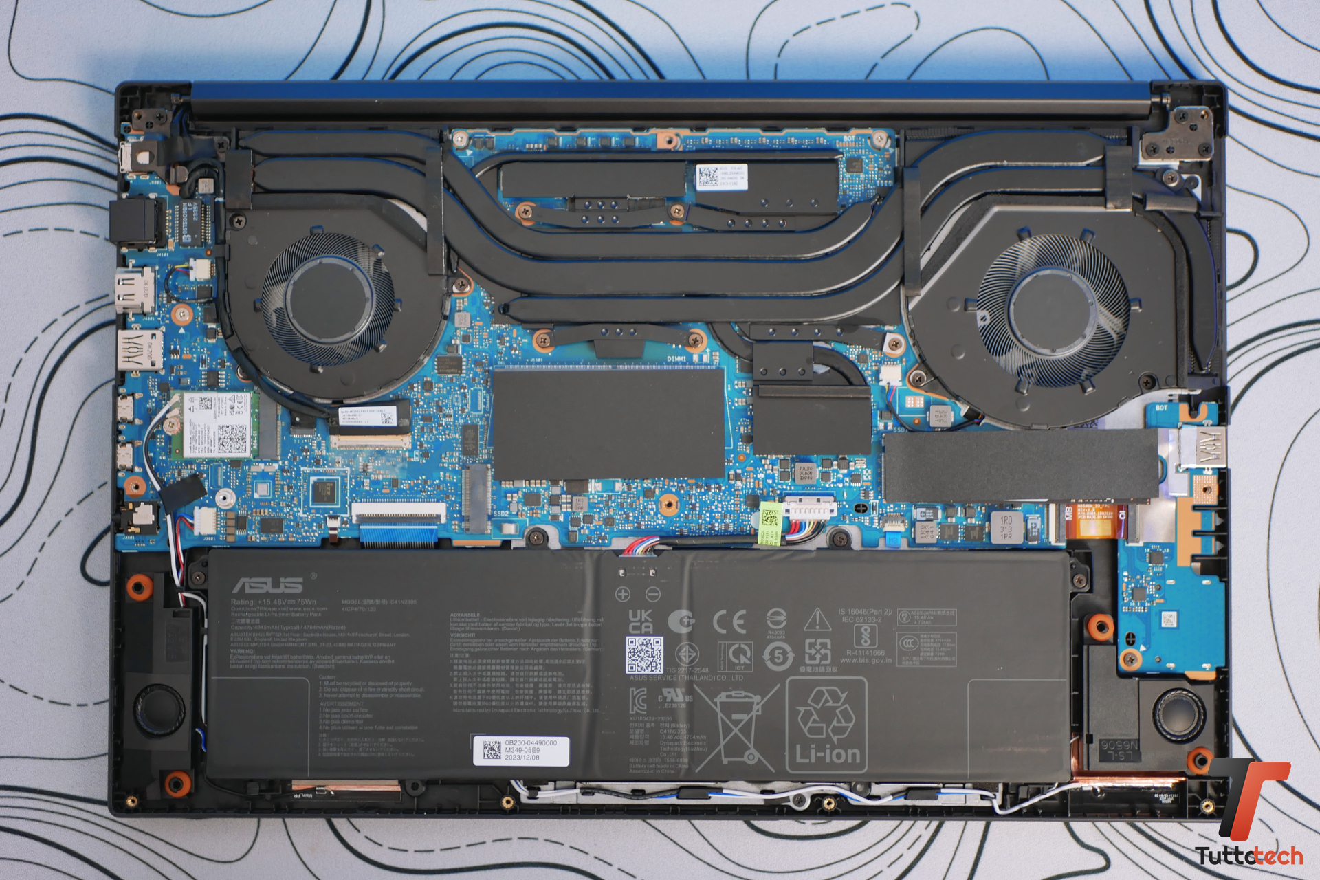 asus vivobook pro 15 oled disassembly