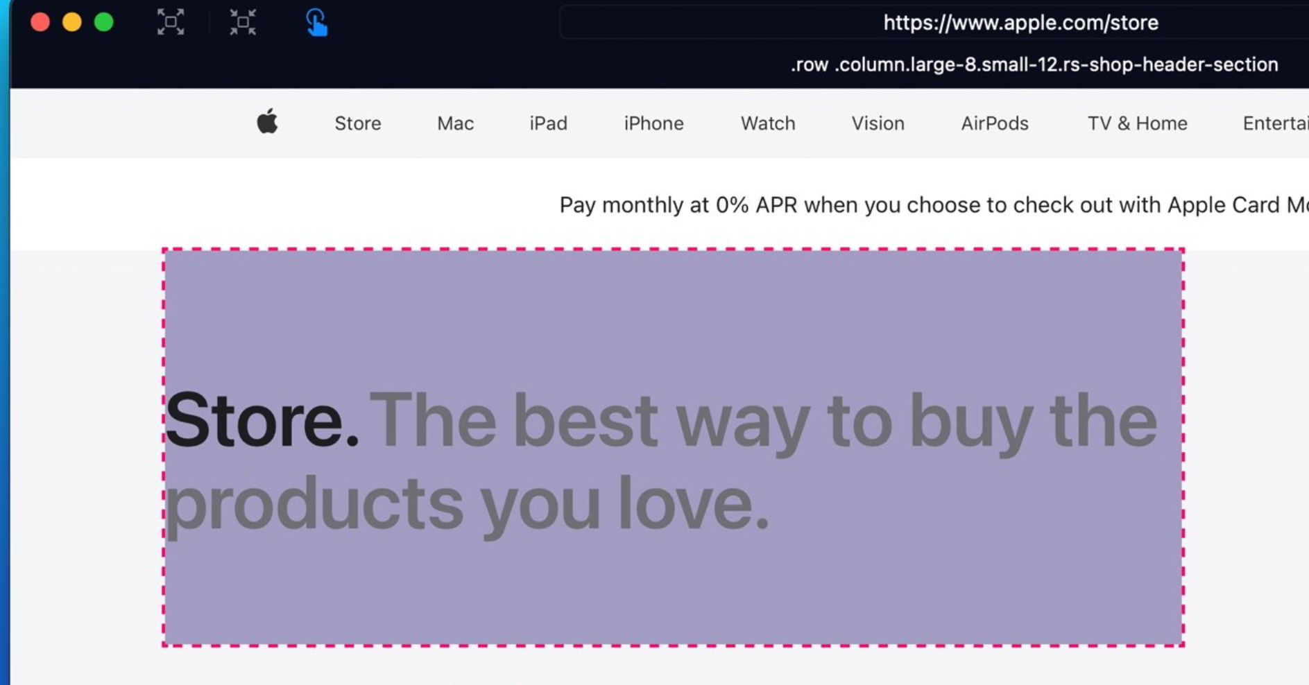 La funzione di Web eraser