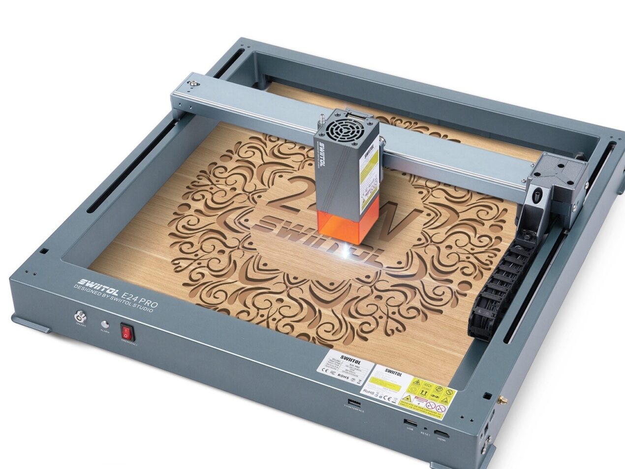 Veloce e preciso l'incisore Swiitol E24 Pro, in offerta col 50% di sconto