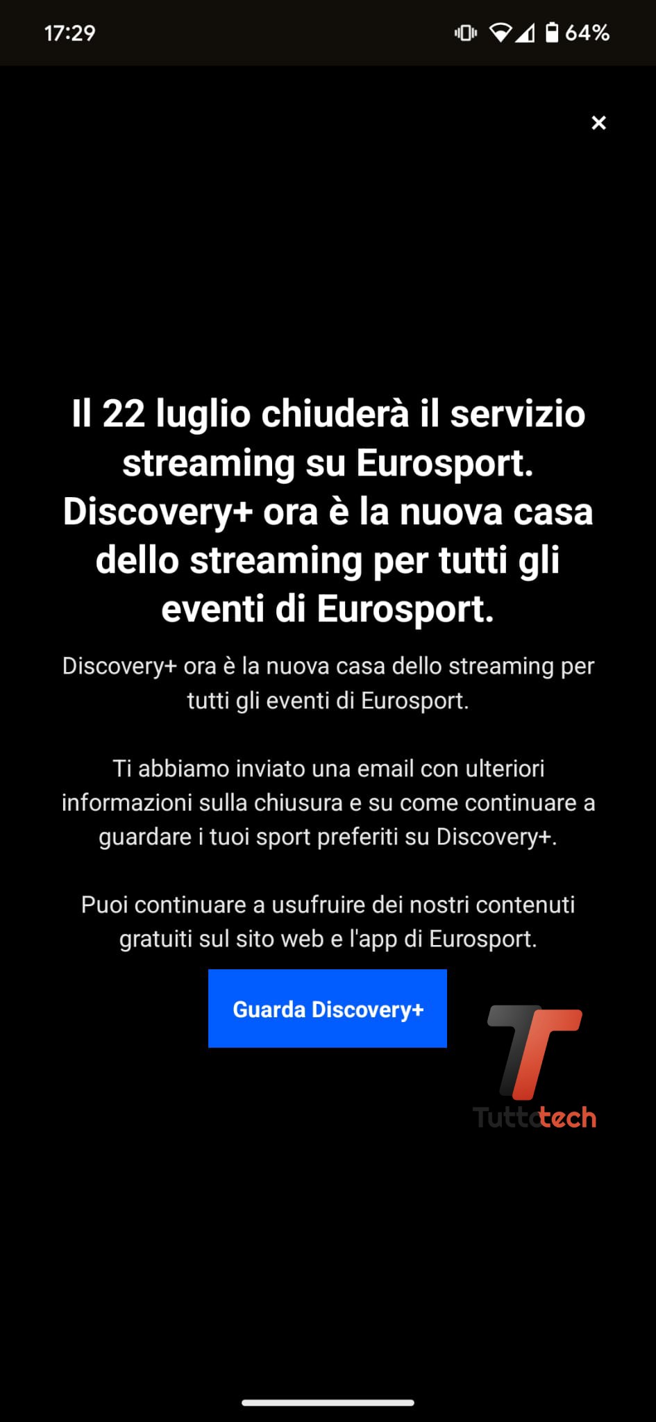 Eurosport Premium chiude