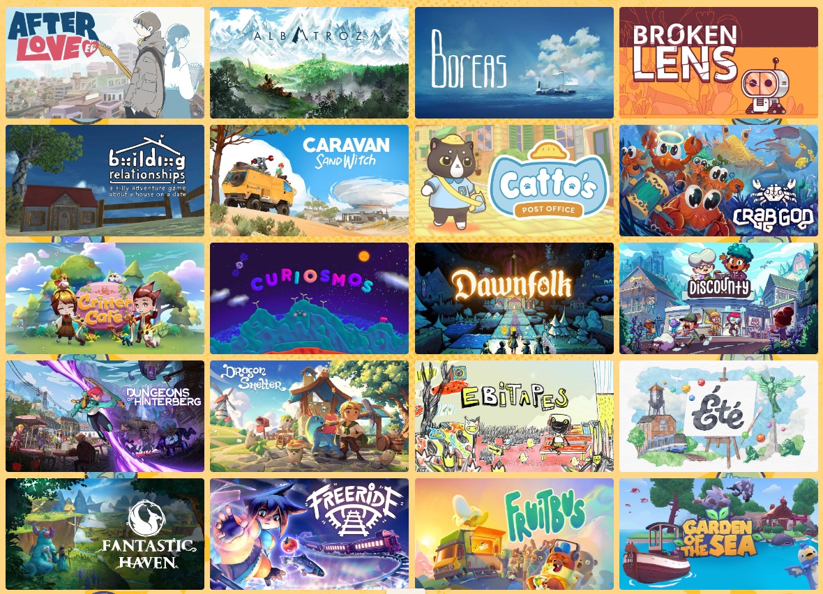 Ecco alcuni dei giochi più rilassanti del Wholesome Direct 2024