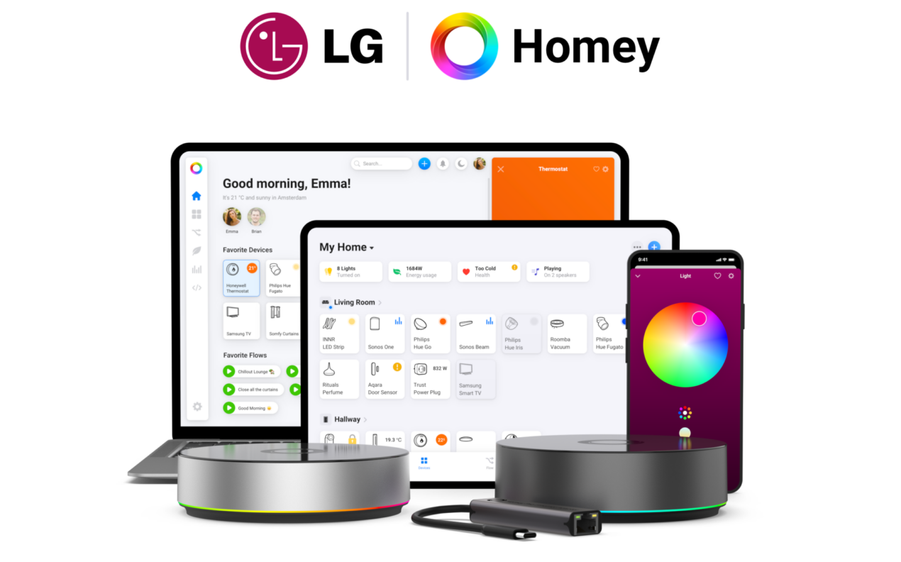 LG e Homey uniscono le forze per una casa sempre più smart