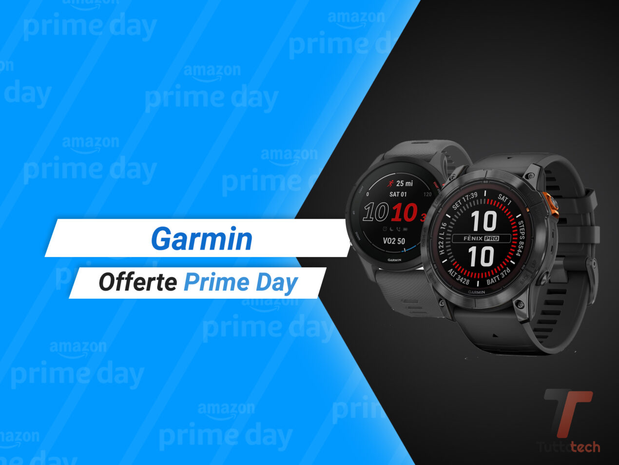 Sportwatch e smartwatch Garmin a ottimi prezzi su Amazon per il Prime Day