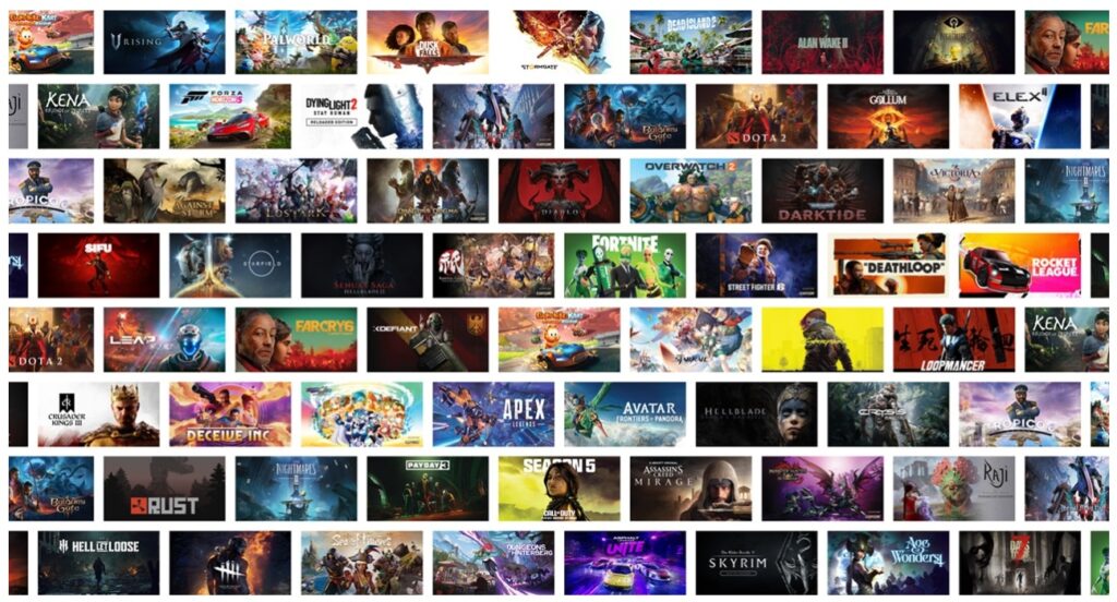 GeForce Now 2000 titoli