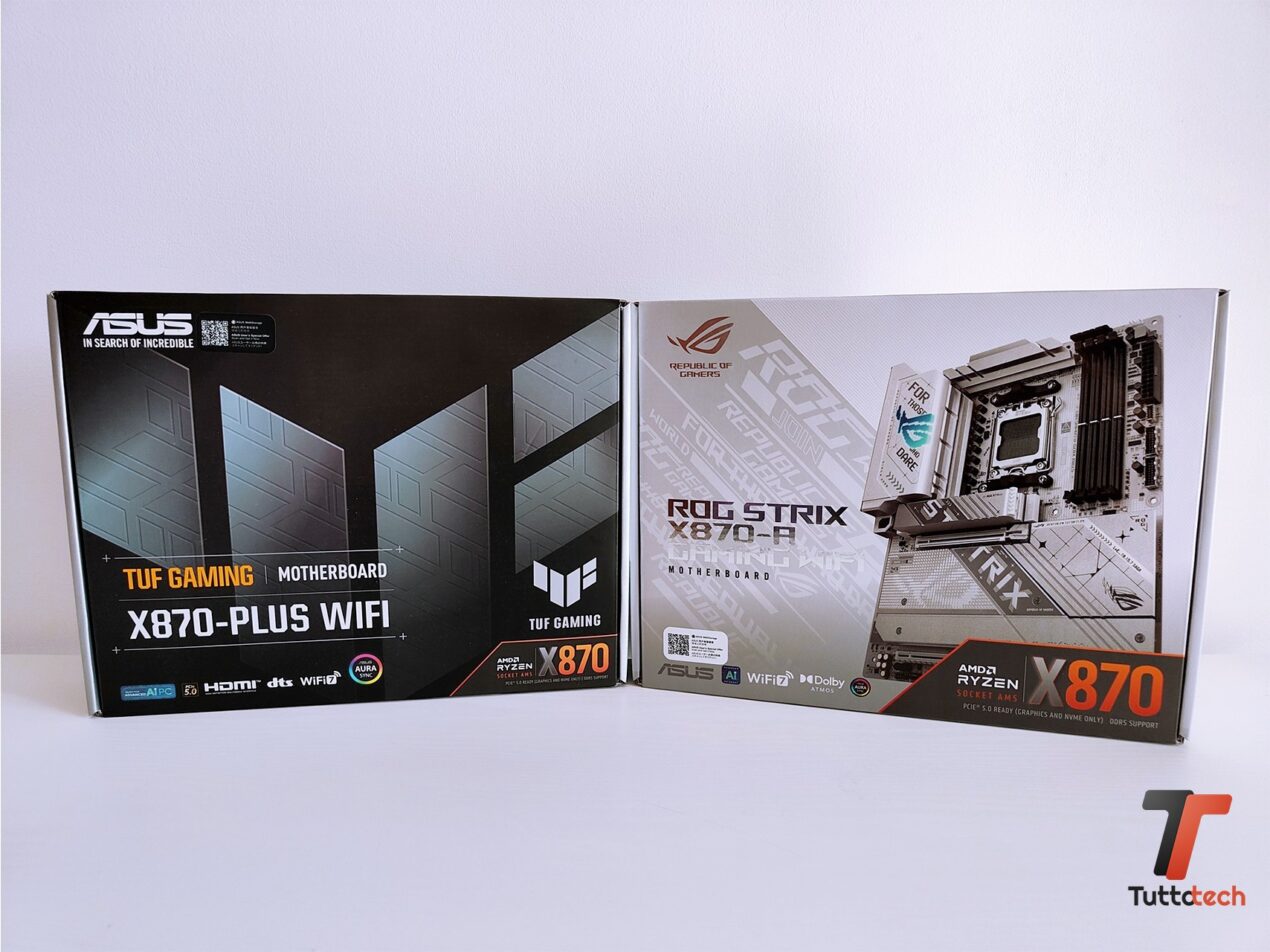 Recensione ROG STRIX X870-A Gaming WiFi e TUF Gaming X870-PLUS WiFi: AMD X870 è arrivato