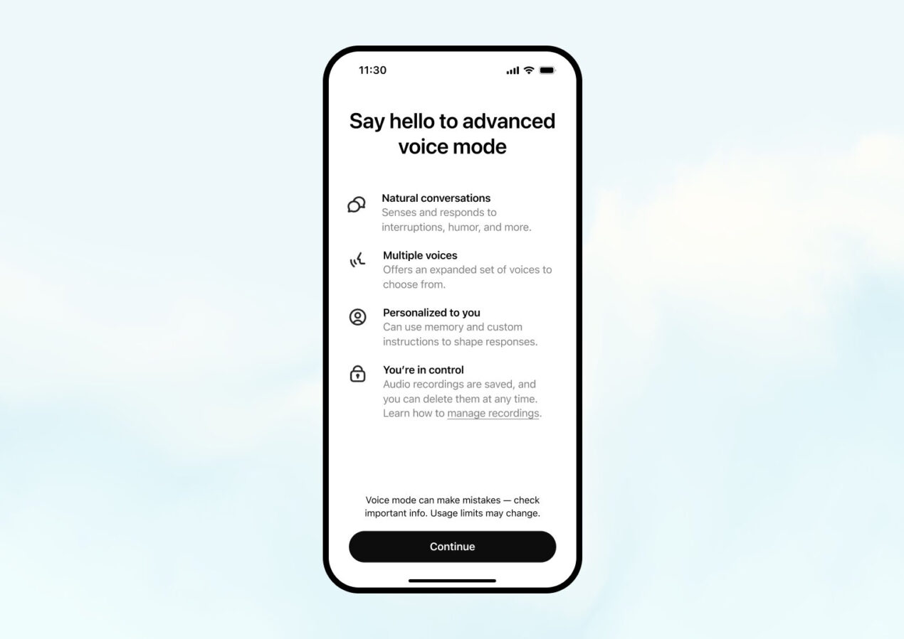 Arrivano le voci più naturali di ChatGPT e l'OpenAI Academy per lo sviluppo dell'AI