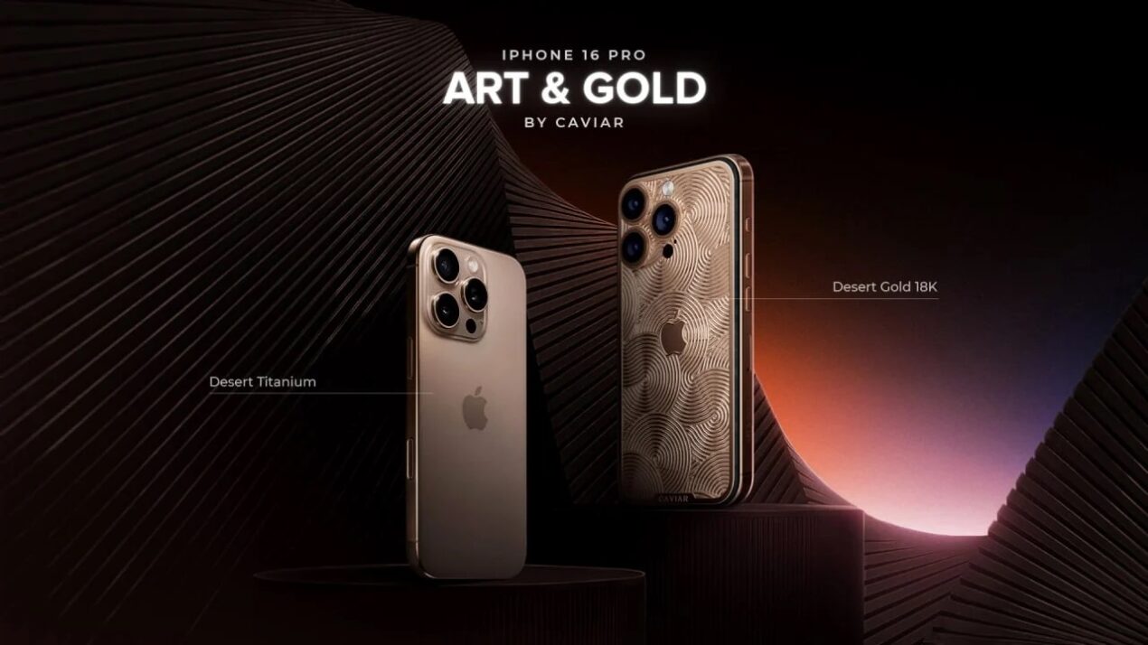 Arrivano anche gli iPhone 16 Pro placcati in oro di Caviar (venduti a prezzi stellari)