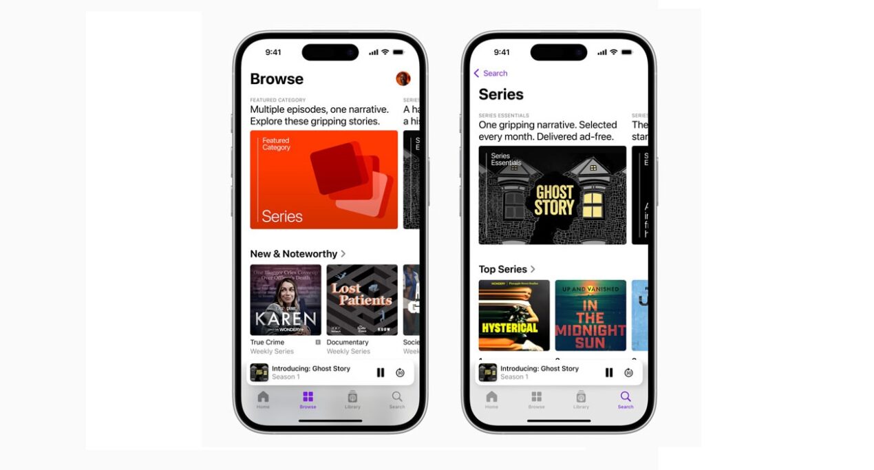 Apple Podcasts lancia le serie e le trascrizioni in italiano