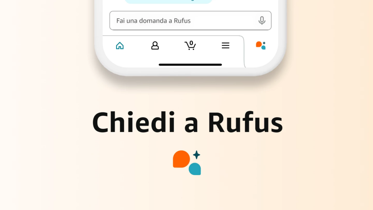 Arriva in Italia Amazon Rufus, l'assistente virtuale AI per lo shopping