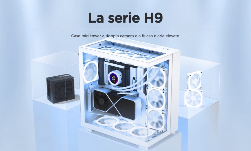 Il case Desktop NZXT H9 Flow è al minimo storico su Amazon per un mix di eleganza e potenza 4