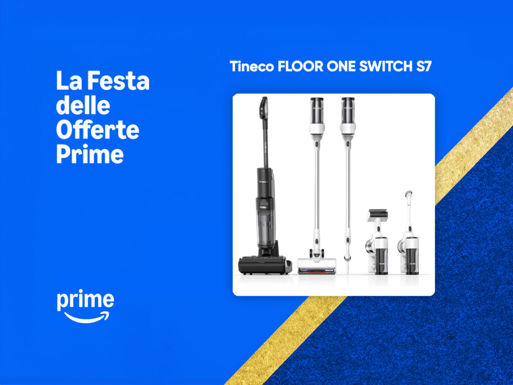 Tineco FLOOR ONE SWITCH S7 non è mai stato così conveniente come per la Festa delle Offerte Prime 5