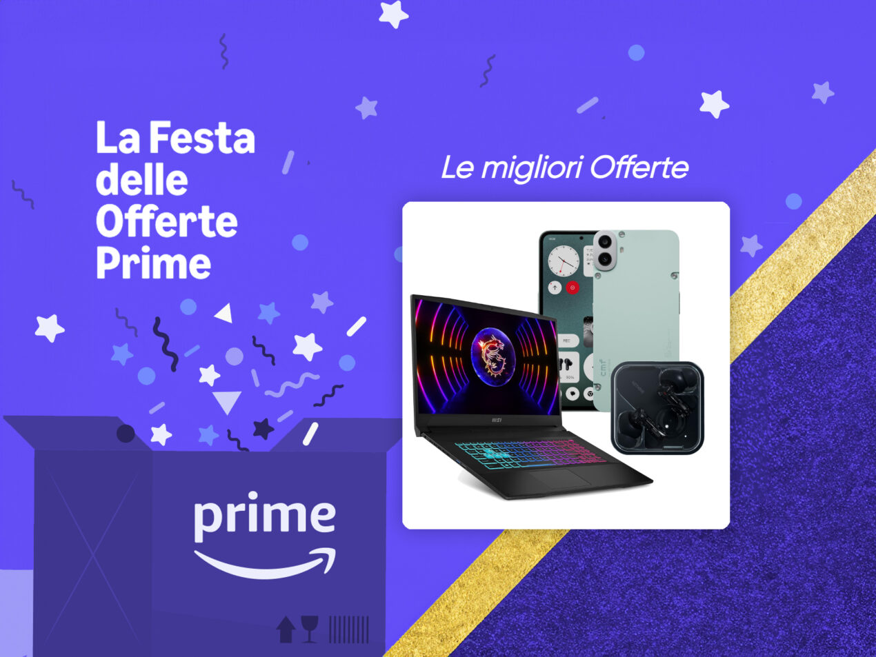 È partita la Festa delle Offerte Prime, ecco le offerte più interessanti di oggi