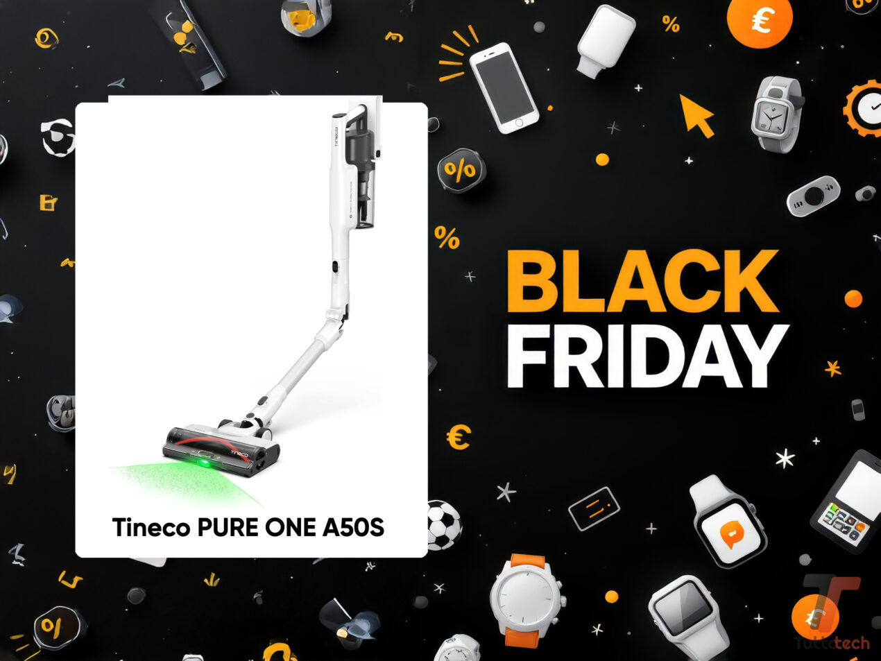 Minimo storico per Tineco PURE ONE A50S Plus, proprio durante il Black Friday Amazon