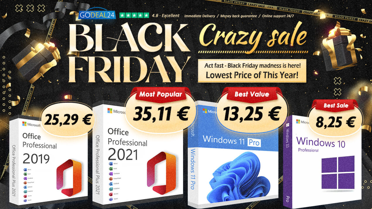 Arriva il Black Friday di Godeal24, con prezzi scontati solo per pochi giorni