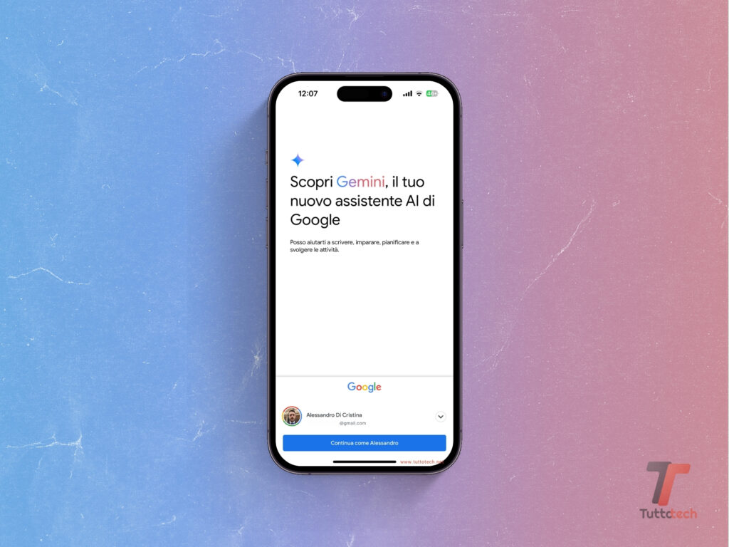 Google Gemini per iOS