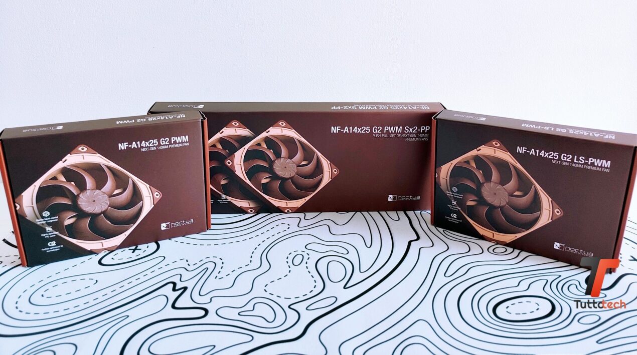 Recensione Noctua NF-A14x25 G2: le migliori ventole da 140 mm per il vostro PC