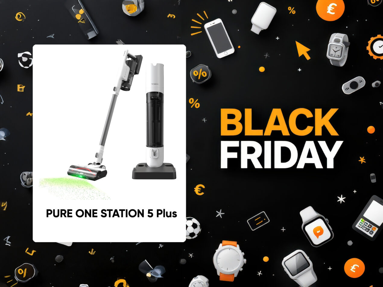 Questo aspirapolvere cordless ha la stazione di svuotamento ed è in offerta per il Black Friday
