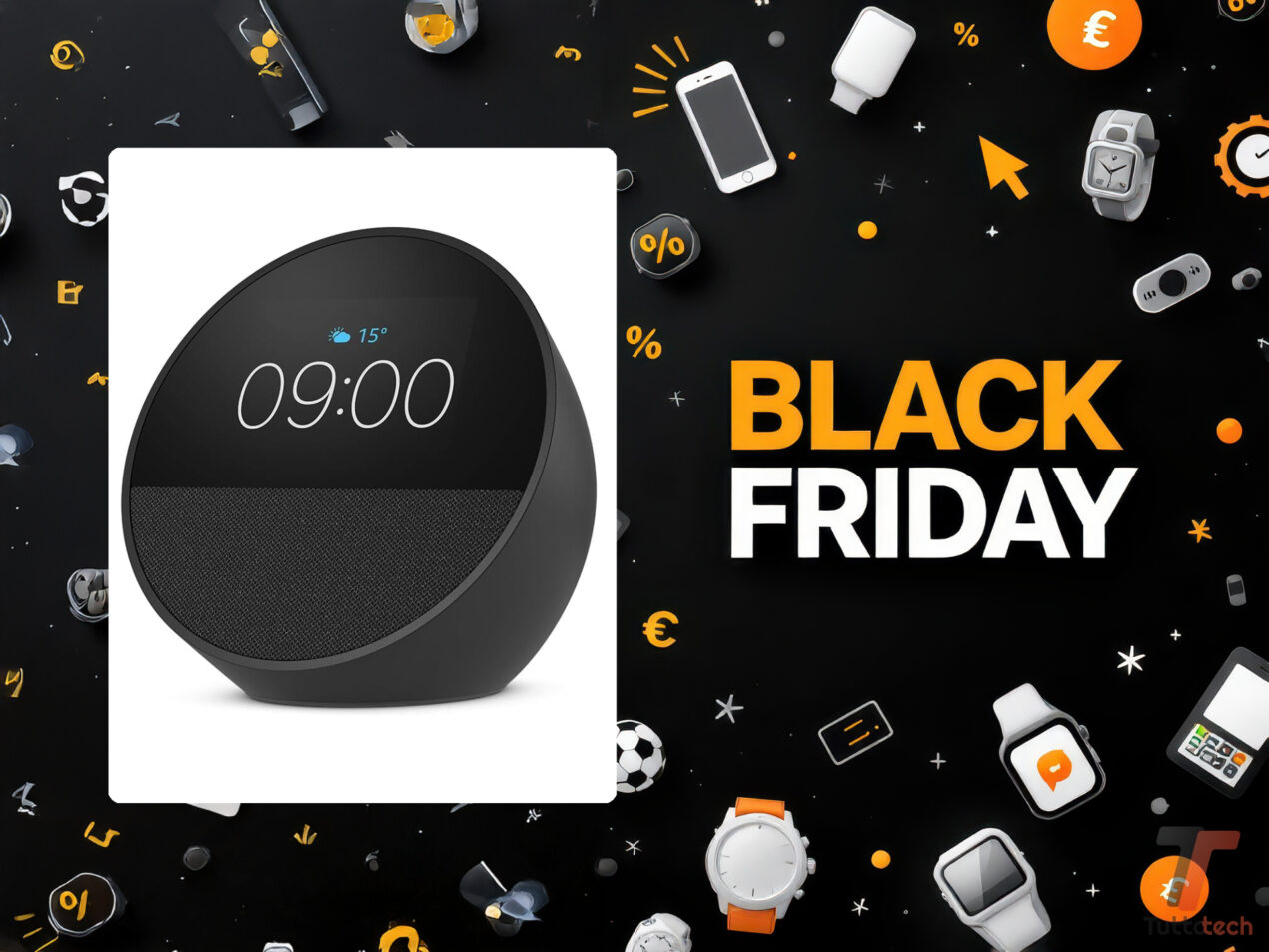 Echo, Fire TV, Kindle: ecco i dispositivi Amazon più scontati per il Black Friday