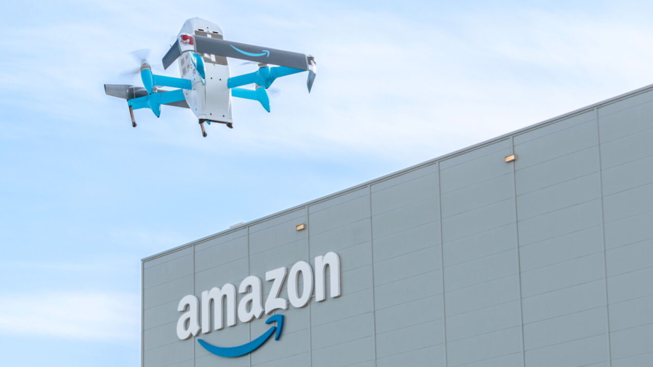 Amazon Prime Air: il primo volo del drone MK-30 nei cieli italiani