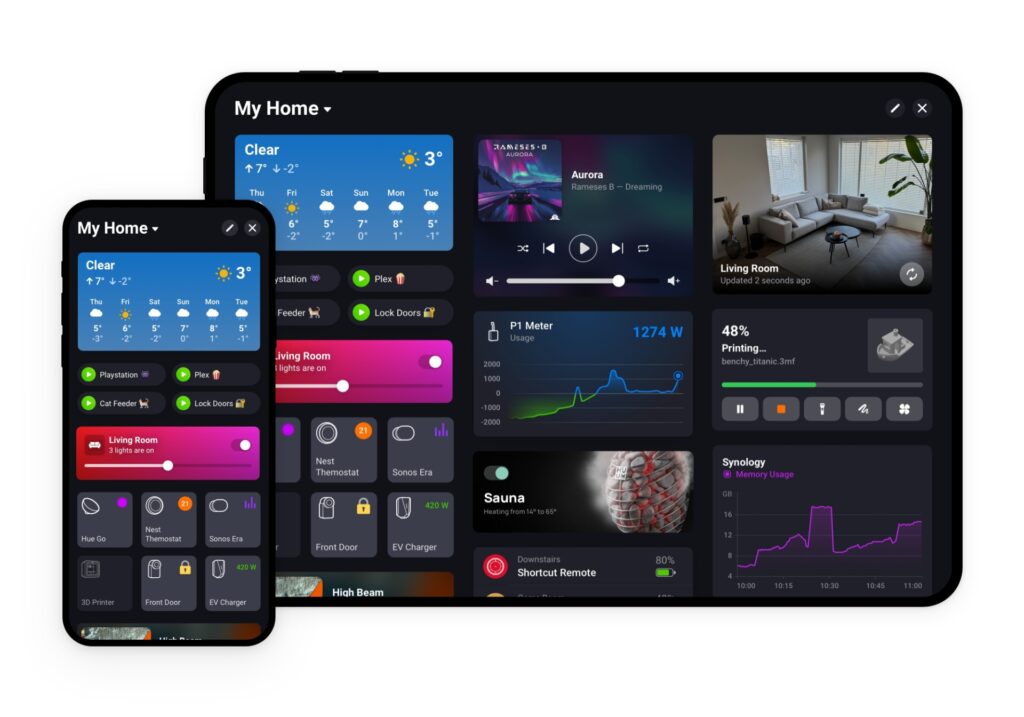 Homey introduce le Dashboard, un nuovo modo per controllare la smart home 8