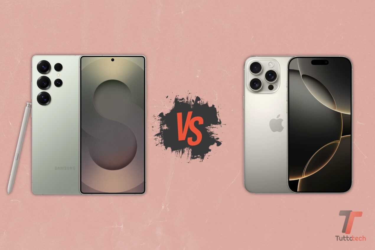 Samsung Galaxy S25 Ultra sfida Apple iPhone 16 Pro Max: il confronto sulla carta