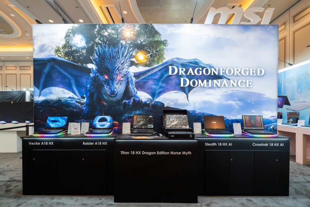 msi ces 2025 raider vector stealth