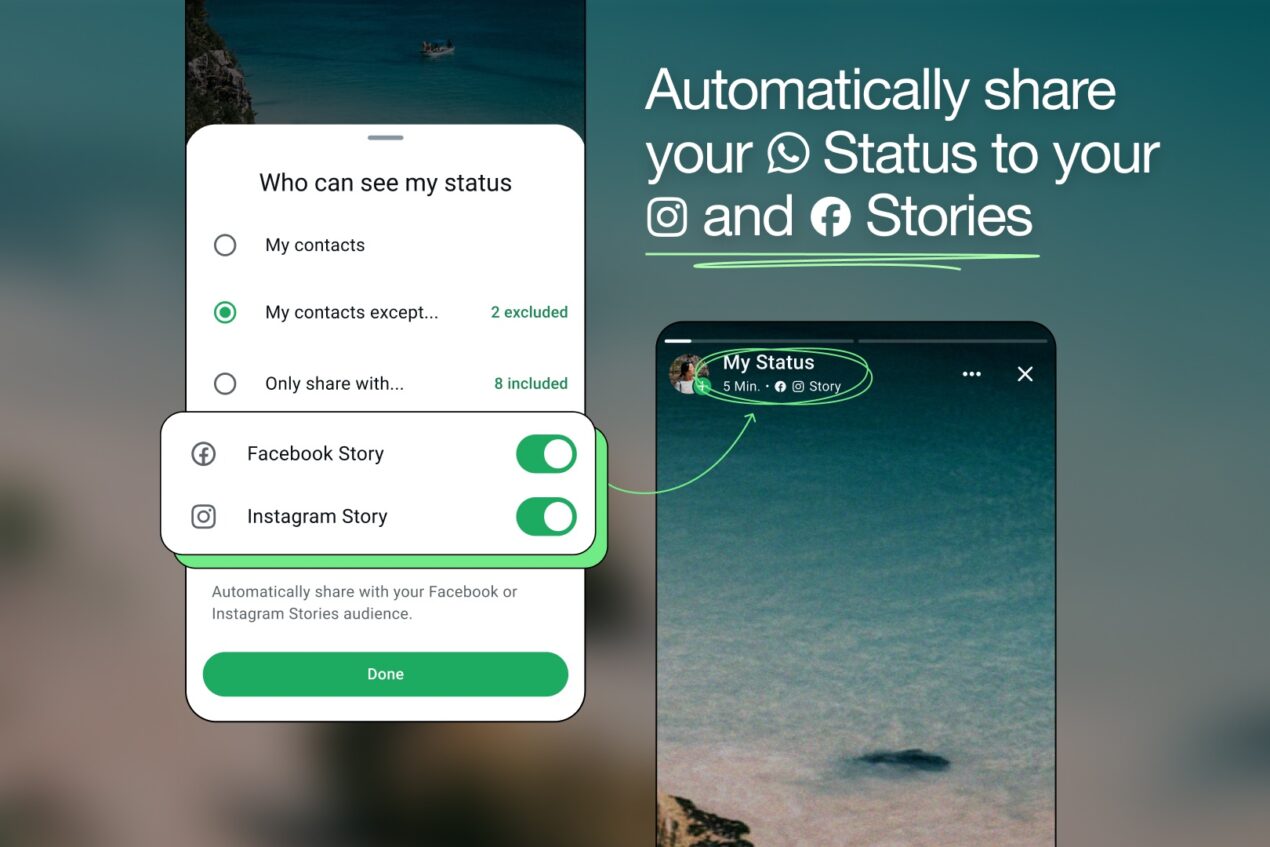 Aggiornamenti di stato WhatsApp come storie Facebook e Instagram: l'annuncio di Meta