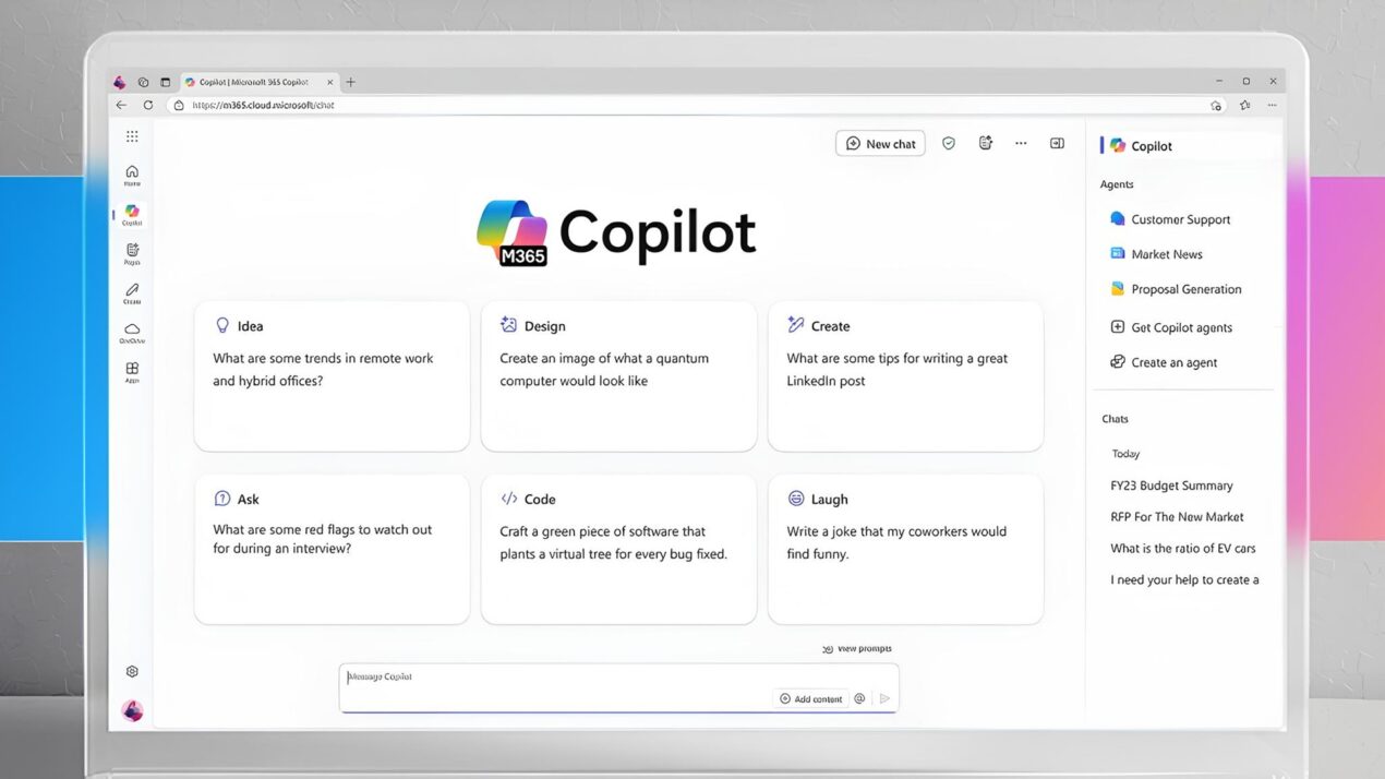 Microsoft lancia 365 Copilot Chat, GPT-4o, agenti AI e controlli IT per le aziende