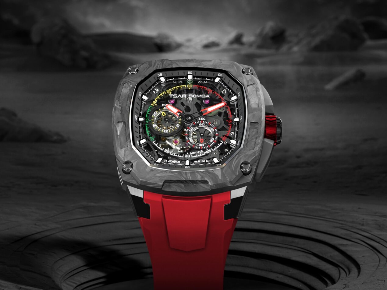 Stile unico ma personalizzabile: ecco Tsar Bomba Dark Matter 1, l'orologio automatico dei sogni