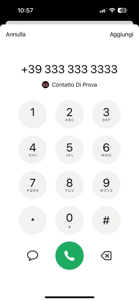 WhatsApp ios nuovo dialer 2