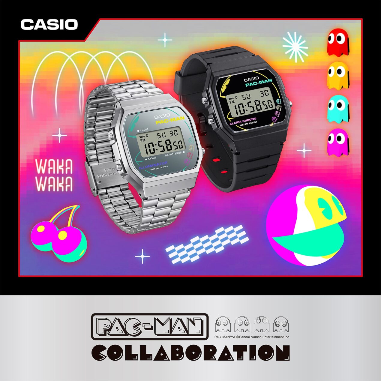 Arrivano in Italia gli orologi della speciale PAC-MAN x CASIO Timeless Collection 1