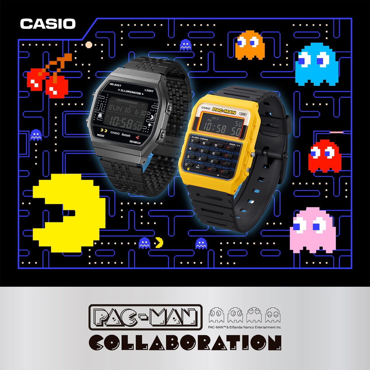 Arrivano in Italia gli orologi della speciale PAC-MAN x CASIO Timeless Collection 2